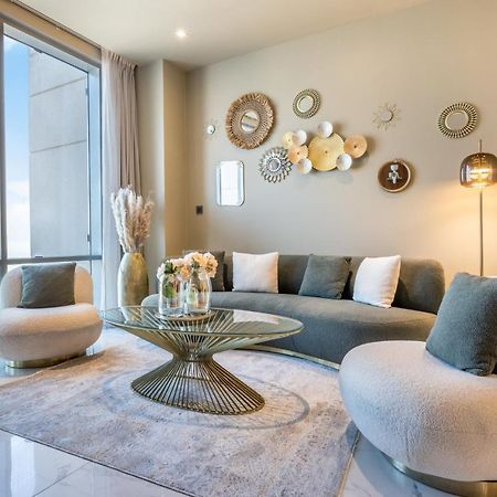 Bnbmehomes - Luxury 2B Apt - Al Habtoor - Amna Tower - 5044 دبي المظهر الخارجي الصورة