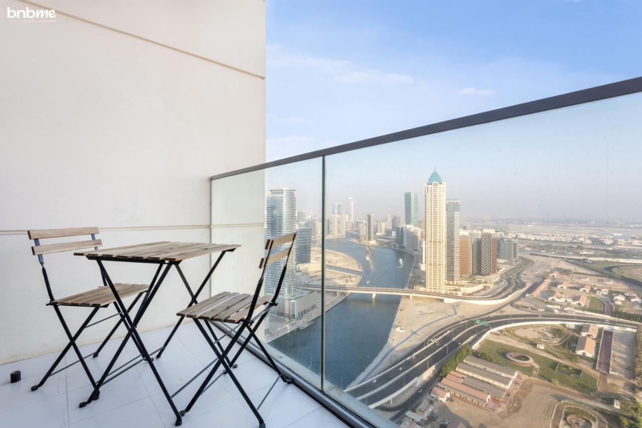 Bnbmehomes - Luxury 2B Apt - Al Habtoor - Amna Tower - 5044 دبي المظهر الخارجي الصورة