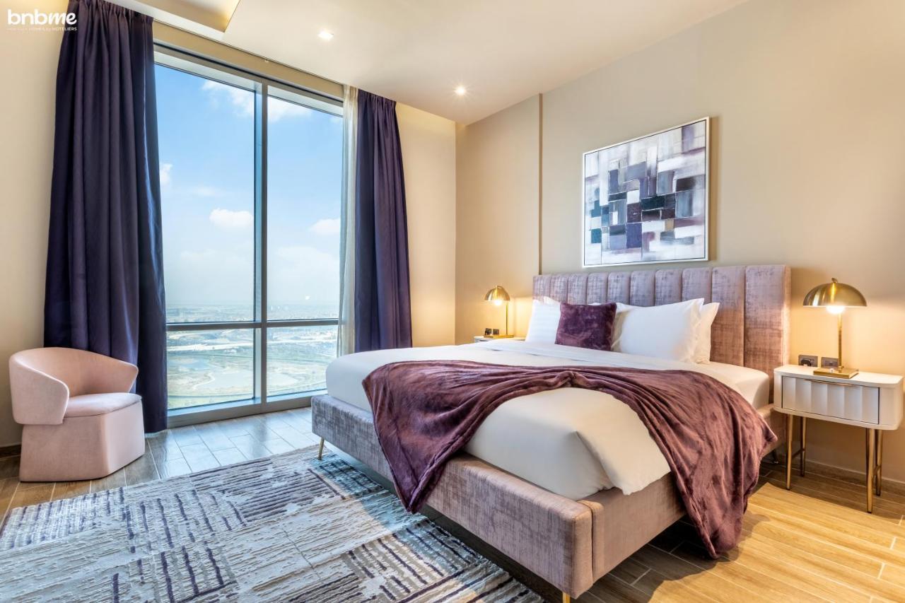 Bnbmehomes - Luxury 2B Apt - Al Habtoor - Amna Tower - 5044 دبي المظهر الخارجي الصورة