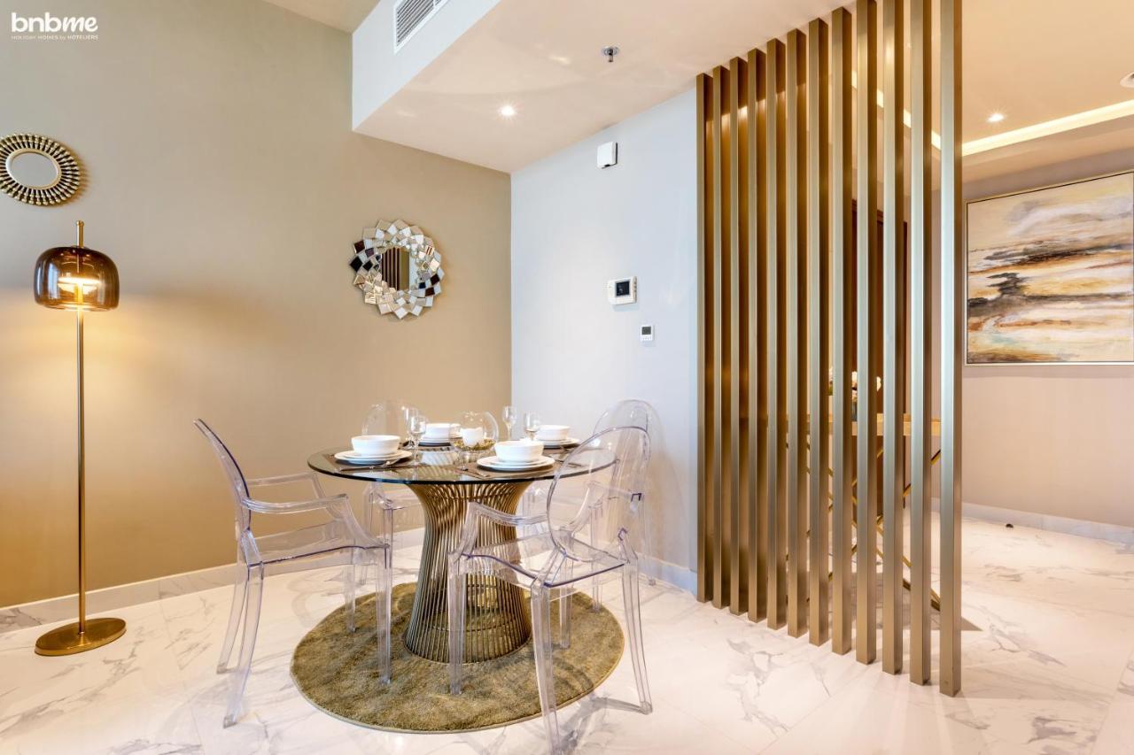 Bnbmehomes - Luxury 2B Apt - Al Habtoor - Amna Tower - 5044 دبي المظهر الخارجي الصورة