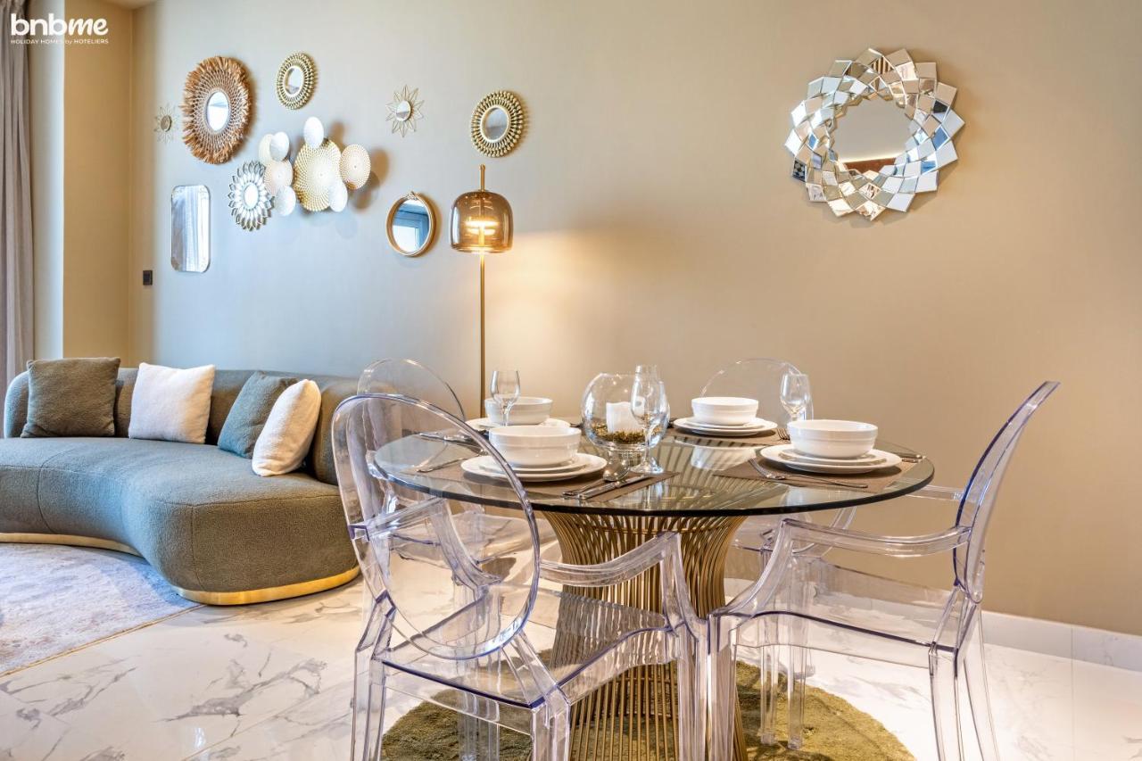 Bnbmehomes - Luxury 2B Apt - Al Habtoor - Amna Tower - 5044 دبي المظهر الخارجي الصورة