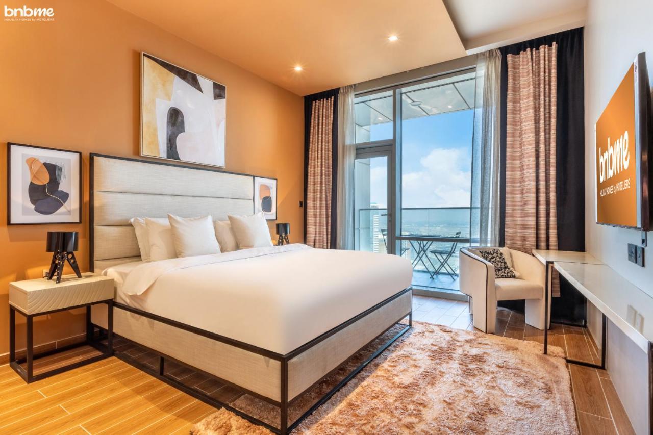 Bnbmehomes - Luxury 2B Apt - Al Habtoor - Amna Tower - 5044 دبي المظهر الخارجي الصورة